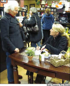 Mary l Peers book signing at Uncommon Gift Camas Washington